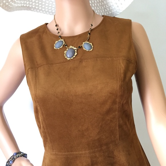 One Clothing from Los Angeles Faux Suede Dress - Picture 3 of 5